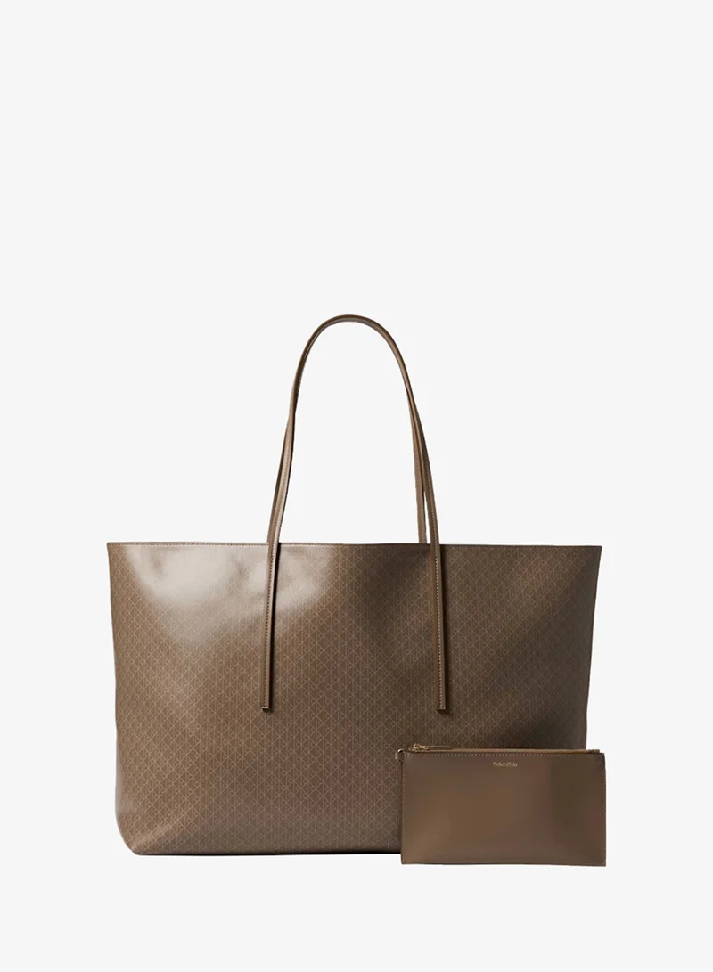 Allover Emblem Logo Tote Bag